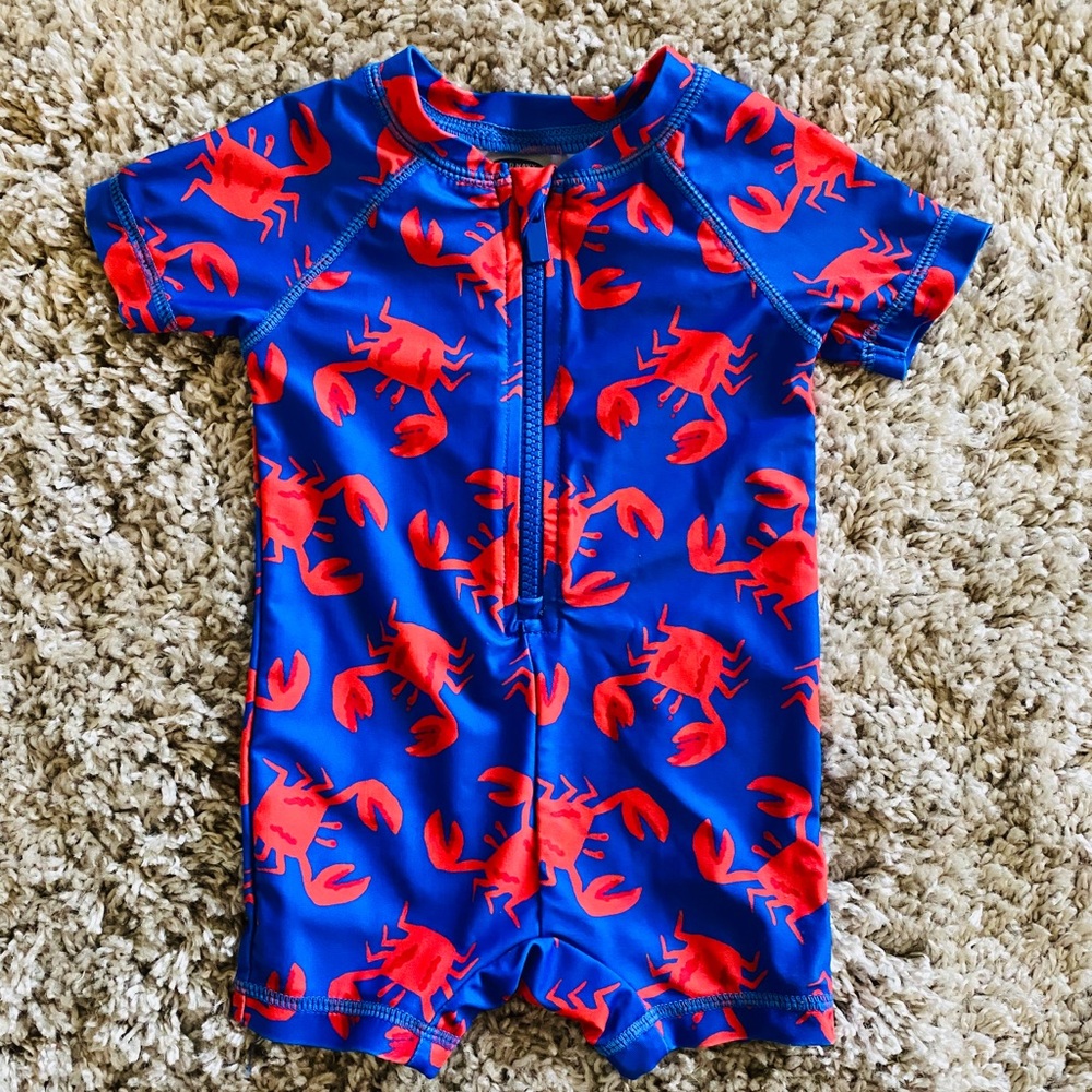 Old navy one piece rash guard